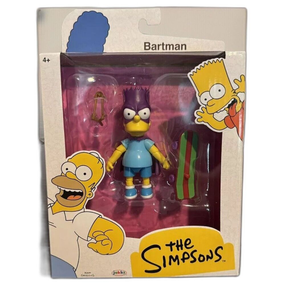 Jakks Pacific The Simpsons Bartman Action Figure 5 Inch Scale Wave 1 Brand New